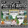 Camping Theme Class Décor Positive Affirmation Bulletin Board