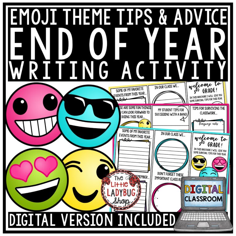Emoji End of Year Advice for Future Students
