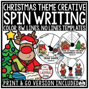 Creative Christmas Writing Prompts 2nd Grade, 3rd Grade Christmas Centers