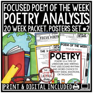 Poem of the Week Poetry Analysis 4th, 5th Grade
