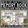 Summer Camp Theme End of Year Memory Book 4th Grade