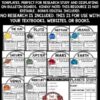 Solar System and Planets Research Templates, Outer Space Science Bulletin Board-2
