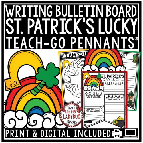 St. Patrick's Day Writing Bulletin March Bulletin Board How to Catch Leprechaun