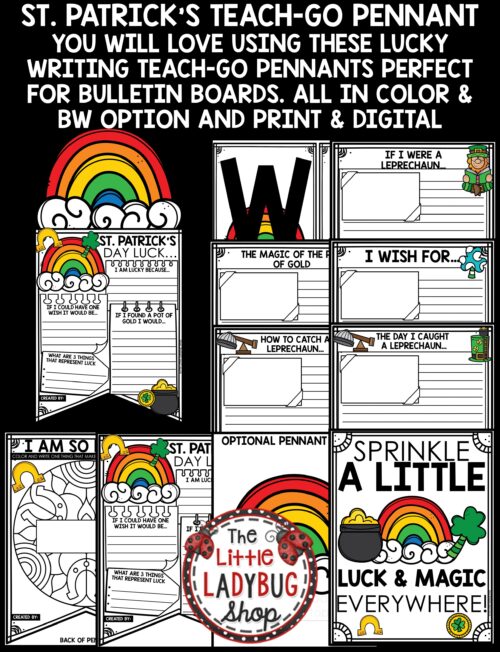 St. Patrick's Day Writing Prompt March Bulletin Board How to Catch Leprechaun