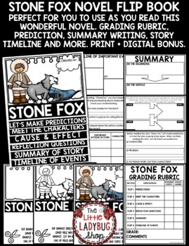 Stone Fox Aligned Novel Study Book Club Book Review Report Literature Circle-2
