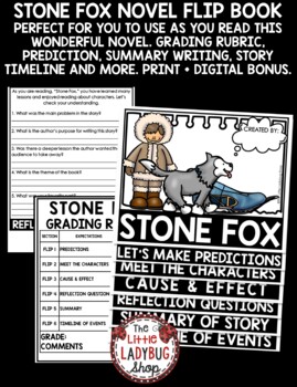 Stone Fox Aligned Novel Study Book Club Book Review Report Literature Circle-3