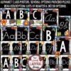 Superhero Classroom Theme Decor: Print & Cursive Alphabet Posters Bulletin Board - Image 2