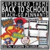 Superhero Theme Back to School Bulletin Board: Digital All About Me Google Slide