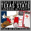 Texas Research Activity Lapbook [Texas Symbols, Facts & More]