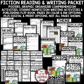 Traditional Literature Fiction Reading Genre Story Writing Graphic Organizers-2