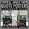 Tropical Classroom Decor: Meet the Teacher, Newsletter Template Jungle Theme - Image 3