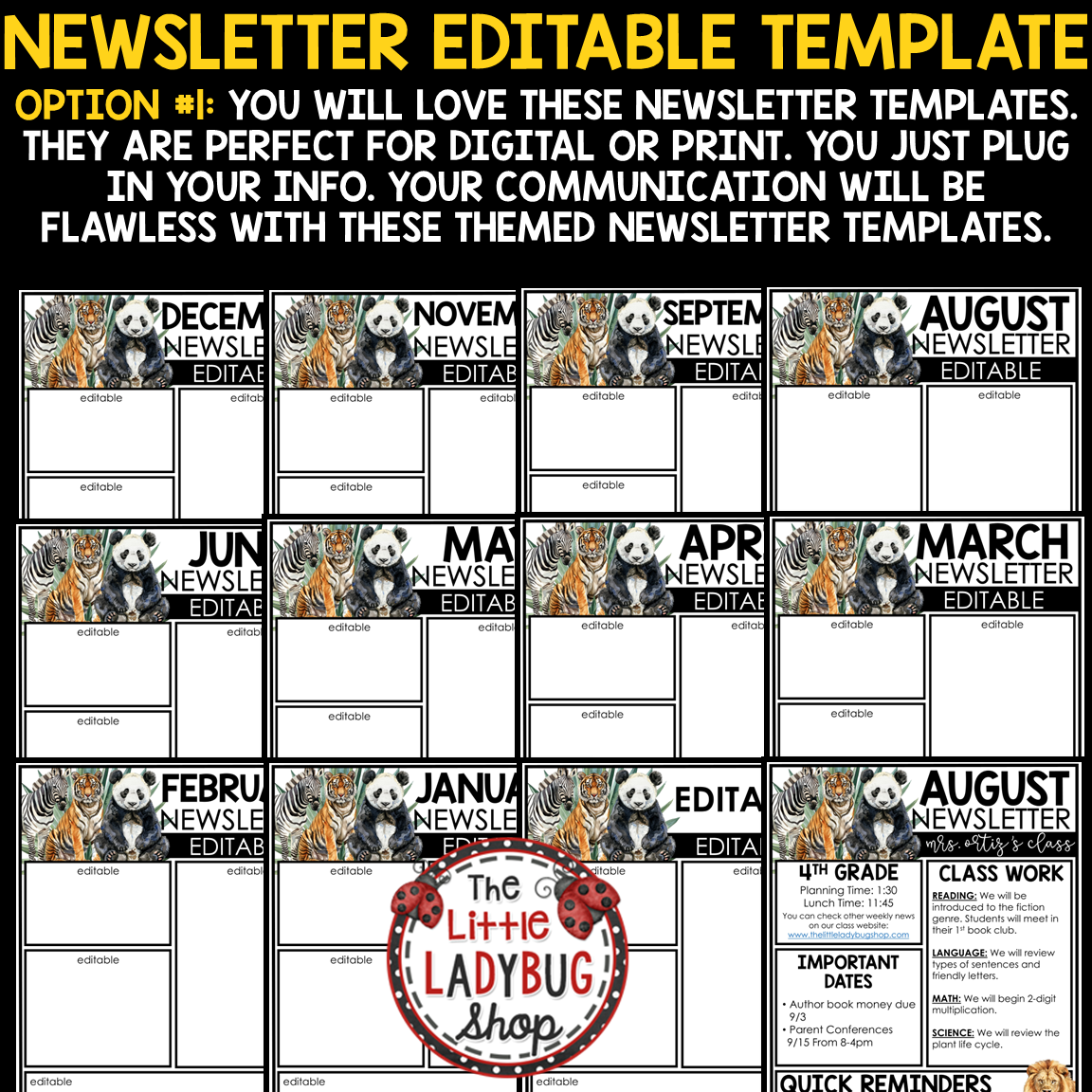 Wild Animal Safari Jungle Tropical Theme Classroom Décor Adventure Expedition