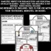US Presidents Research Project United States Biography Graphic Organizers Report-3