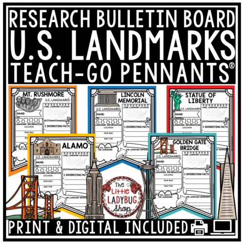 United States History American US Landmarks Research Report Template Writing