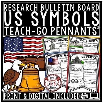 United States Symbols Teach- Go Pennants