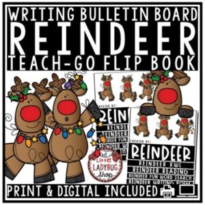 All About Reindeer Activities- December Writing Reindeer Job Application1