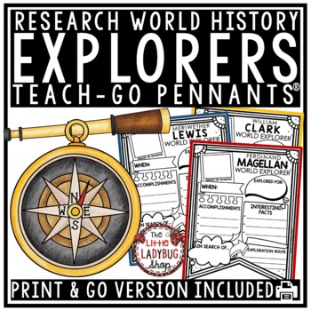 Research World Explorers Teach-Go Pennants