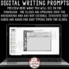 Creative Coloring Journal Writing Prompts 3rd 4th Grade, Quick Writes Published - Image 4