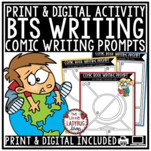 Creative Comics Digital Back to School Writing Prompts 3rd- 4th Grade1