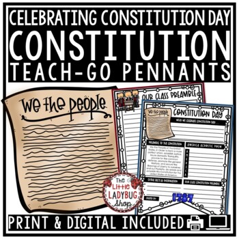U.S Constitution Day Activities Teach Go Pennants™ United States History1