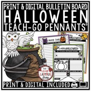 Halloween Writing Activities & October Writing Prompts, Halloween Bulletin Board1