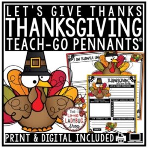 I am Thankful For Writing & Digital Thanksgiving Activities, Fall Bulletin Board1