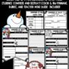 Snowman At Night Activity January, Winter Book Review Template Bulletin Board - Image 2