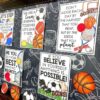 Sports Theme Classroom Decor Back to School Bulletin Board Motivational Posters