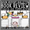 Book Review Template Bulletin Board & Digital Book Report Google Slides1