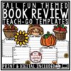Book Review Template Fall Bulletin Board & Digital Book Report Google Slides1