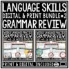 Language Grammar Review Practice Bundle