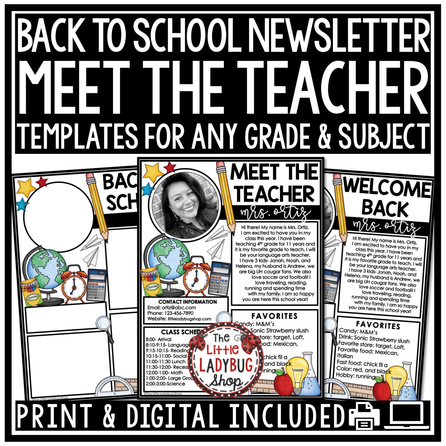 Back to School Meet the Teacher and Open House Ideas - The Little ...