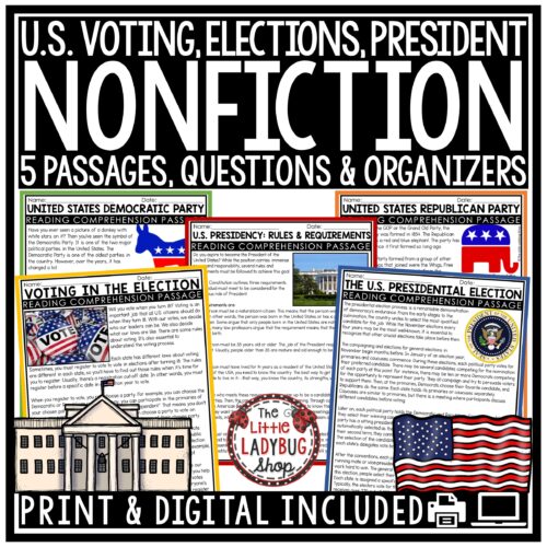 Presidential Voting Election Day Reading Passages