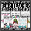 Dear Teacher Inspiration Quote Posters