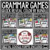 Color By Code ELA Grammar Test Prep Review 3rd 4th Grade Digital Resources