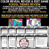 September Color By Code Grammar Revise and Edit Activities