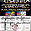 June Summer Color By Code Grammar Revise and Edit Activities