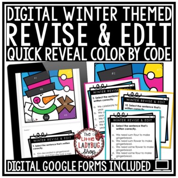 Growing Bundle- Digital Quick Color By Code Revise & Edit for Google Forms1