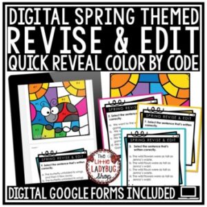 Quick Spring Color By Code Revise & Edit for Google Forms1