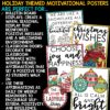 December Christmas Winter Posters Classroom Decor Bulletin