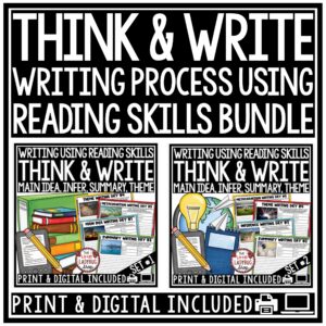 Picture Sentence Writing Process Prompts Think and Write