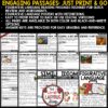 Figurative Language Reading Comprehension Passages and Question 3rd 4th Grade