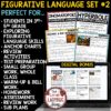 Figurative Language Reading Comprehension Passages and Question 3rd 4th Grade