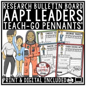 AAPI Asian American Pacific Islander Heritage Month Research Bulletin Board-1