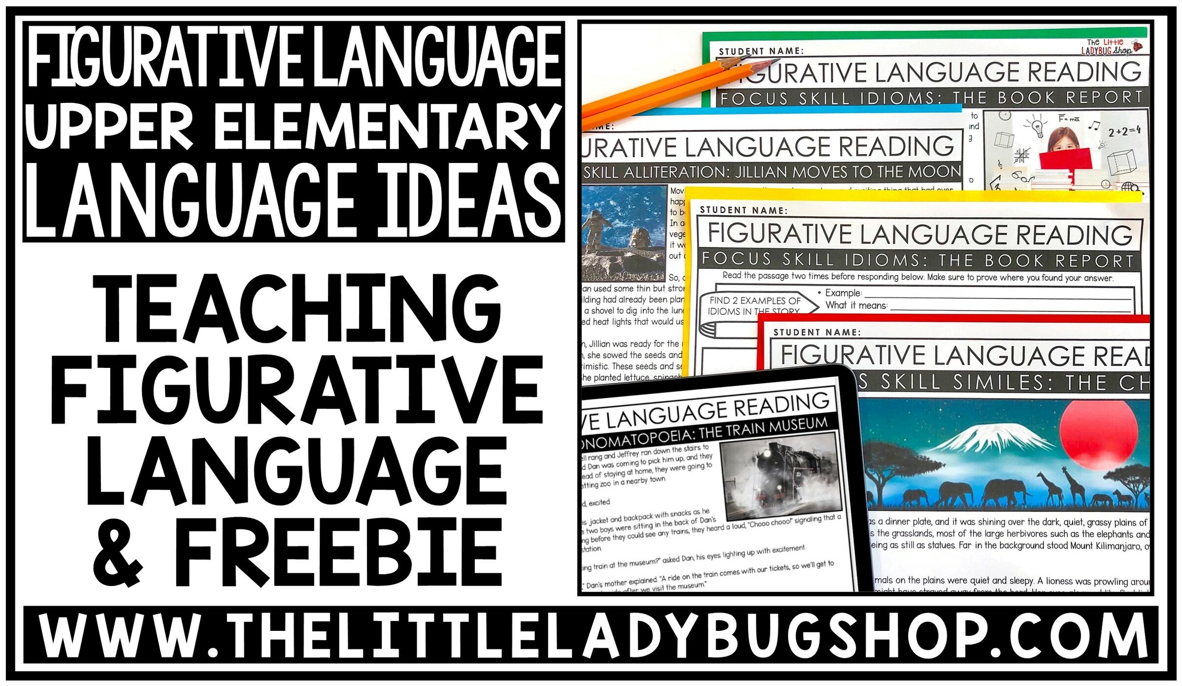 Teaching Figurative Language Activities