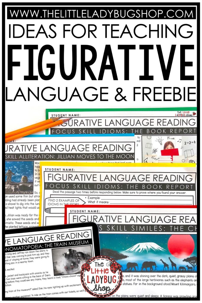 Teaching Figurative Language Activities