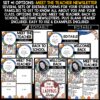 Space Planets Meet the Teacher Newsletter Editable Template