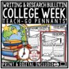 College Research Project for Upper Elementary Students: College Awareness and College Week Activities for students in 3rd, 4th, 5th Grade