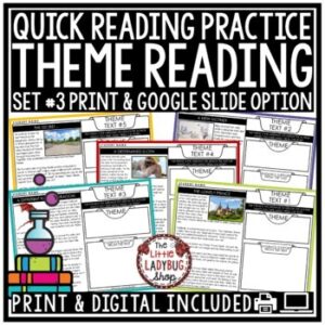 Theme Quick Reading Skill Practice