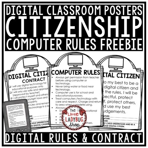 Citizenship Digital Poster Freebie